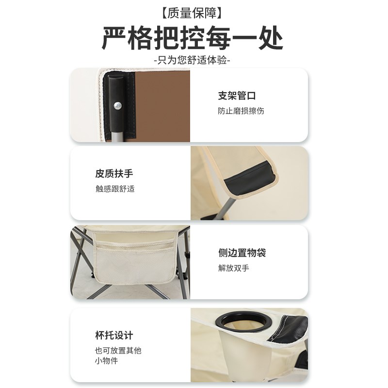 速发折叠躺椅午休床办公室两用午睡懒人沙发便携家用休闲靠背沙滩