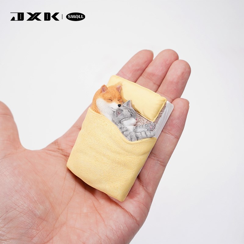 速发a单身狗.0 可愈治摆系小爱件冰箱贴柴犬猫咪模型