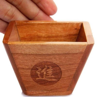 速发桃木升子米斗日进斗金聚财家居装饰结婚开业礼品店铺招财摆件