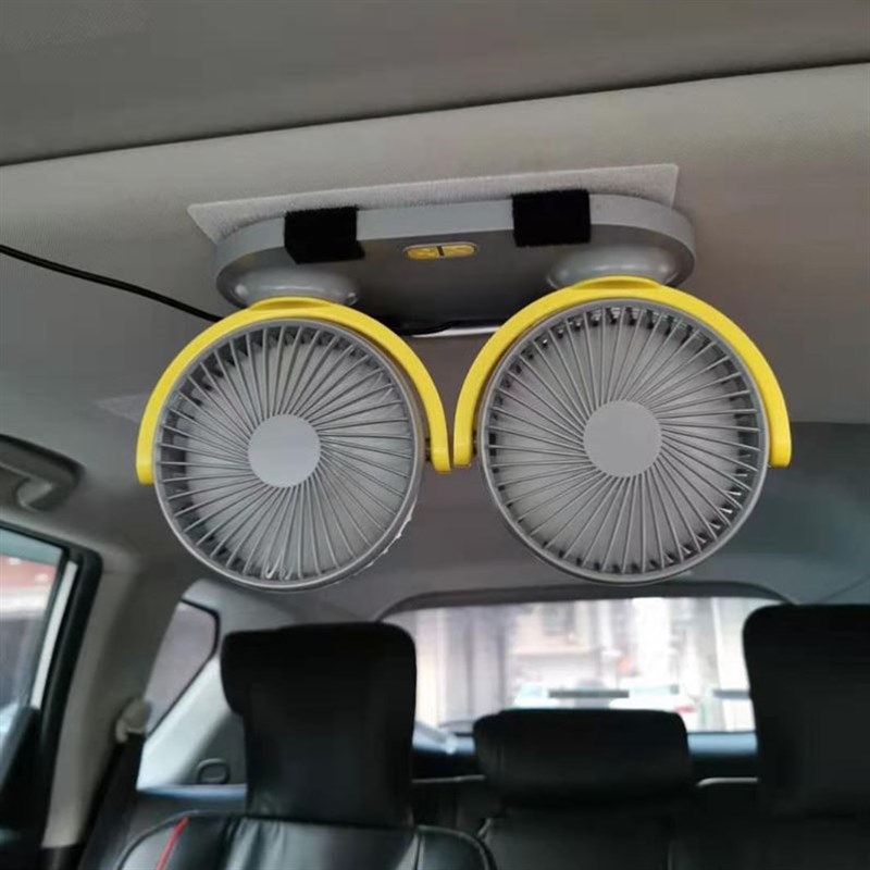 速发车风风扇12v车内用24v大载力货车吊吸顶强力静音制小冷电风扇