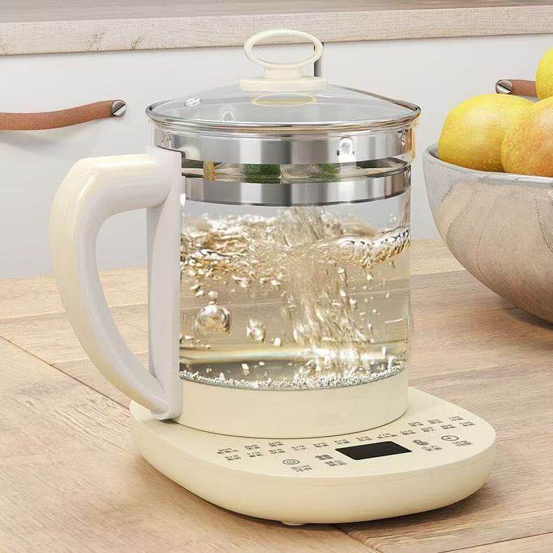 养生壶家用1.8L自动保温多功能电热水壶办公室玻璃烧水电茶壶