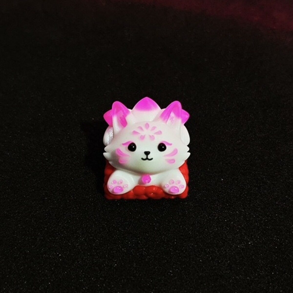 3D手工树脂个性小狐狸键帽机械键