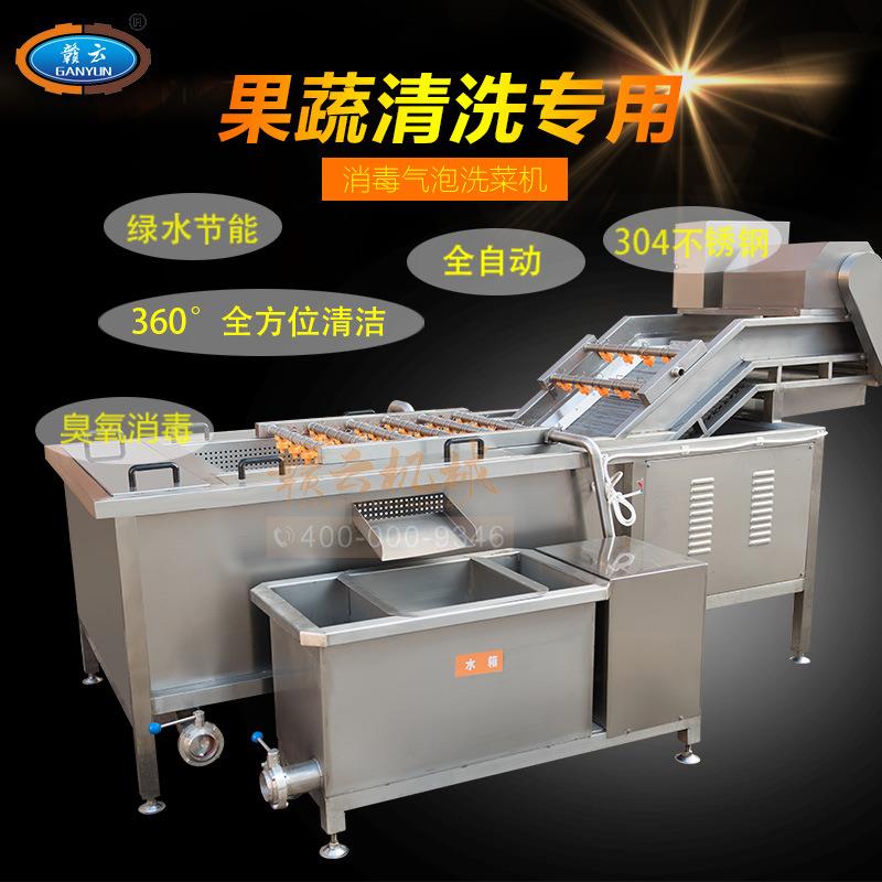 蔬菜清洗机连续式洗菜机气泡清洗机多功能果蔬清洗机洗毛豆机