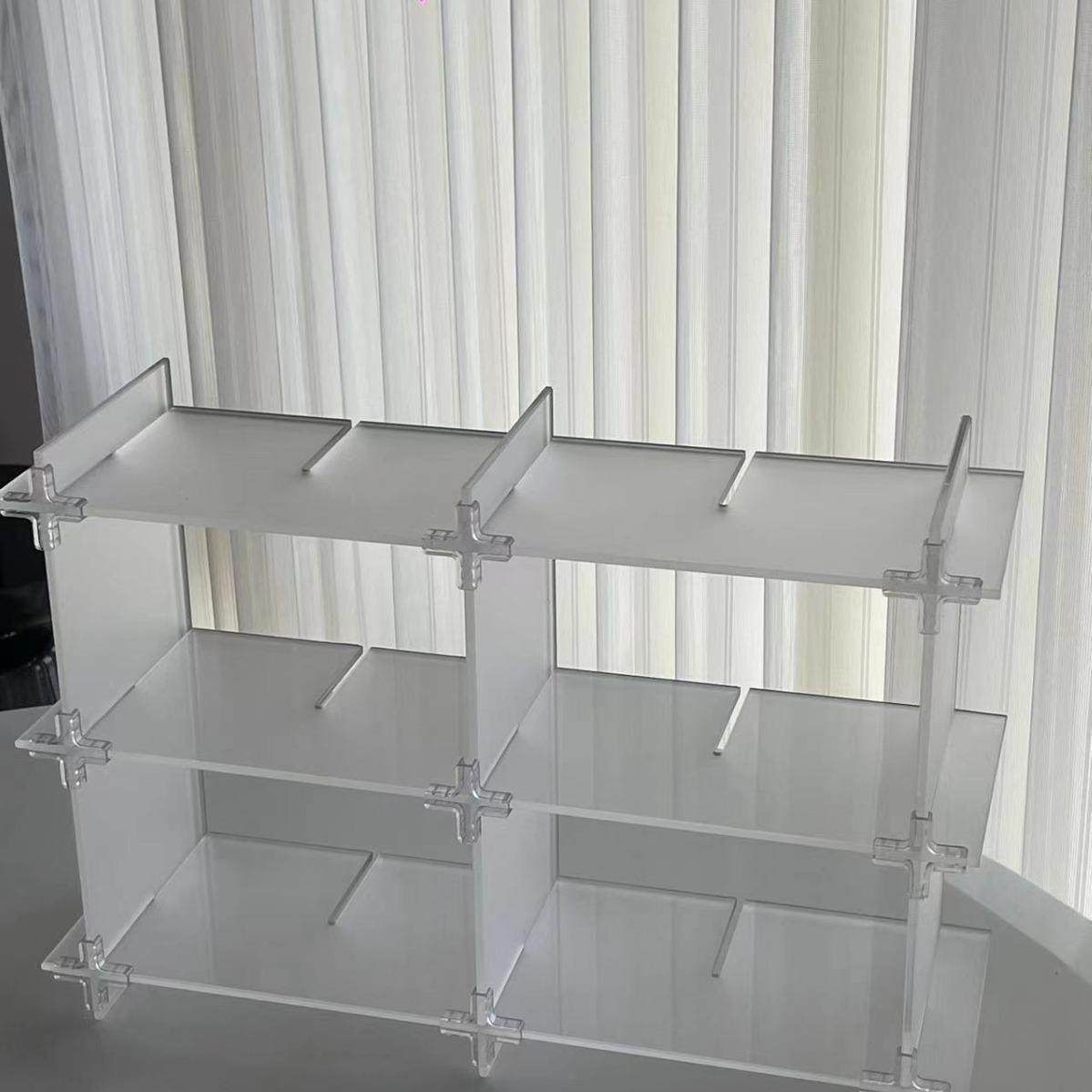 厂家直销亚克力化妆批品方形收纳ZW001架物玄关桌杯面整理子香水