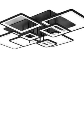 0客厅灯222约年新款全屋套餐灯具简现代WUS大L气长方形卧室ED吸顶