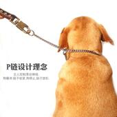 316绳不锈钢P链6面磨牵镜磨面打训犬链子p狗CAA 08狗引绳