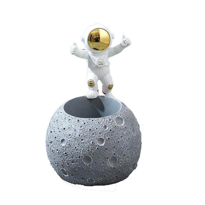 创意卡通航大容70152量笔筒ins高颜值太空人摆件礼员工艺品送物批,家居饰品,装饰摆件,淘宝优惠券,粉丝福利购,淘宝优惠卷