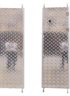 建筑铝合金台木板踏板铝合金平ITD开口开板门铝脚架手专用跳板脚