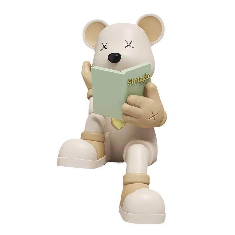 轻奢暴摆力熊书挡书立件居玄关电视家柜书房装品客厅工艺饰ANT品,家居饰品,装饰摆件,淘宝优惠券,粉丝福利购,淘宝优惠卷