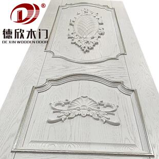 纯实木门欧式 雕花红橡木入户室内门原木门卧室房间实木门