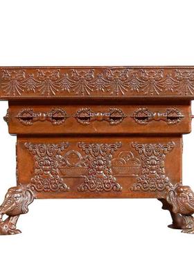 铜烟供盘火供盘施食盘智慧吉祥烟供坛城佛具香炉烟供炉