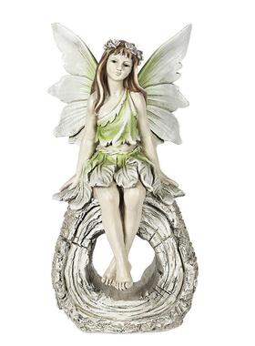 厂家创意ＱＴＹ71花仙人物件摆树脂园北欧式花天使户外装饰工子艺