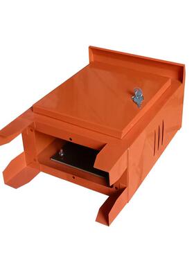 户外工400X500X式地0红色临配电箱带脚300X400X20便时携手提配电