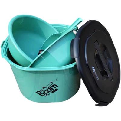 供应一帆精盆工开四饵桶手115提料桶件套散炮饵黑坑不粘饵开饵盆