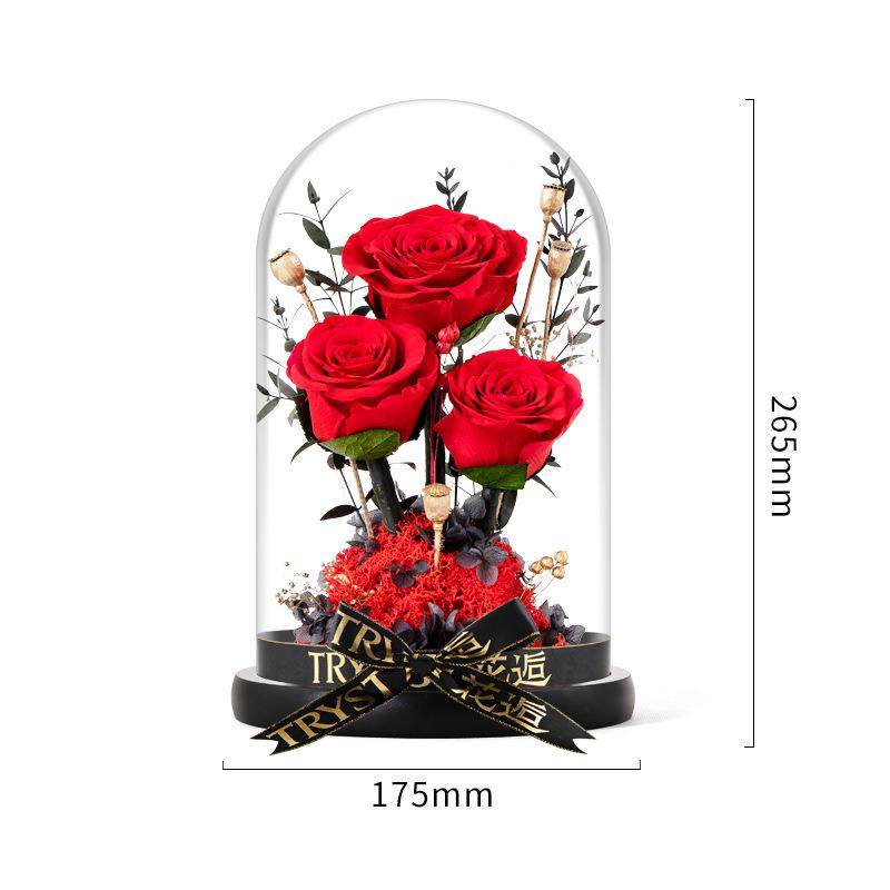 情热卖云南永生花五世情缘玻璃罩成店品玫人瑰花礼盒节礼物花工厂,家居饰品,餐桌花艺,淘宝优惠券,粉丝福利购,淘宝优惠卷