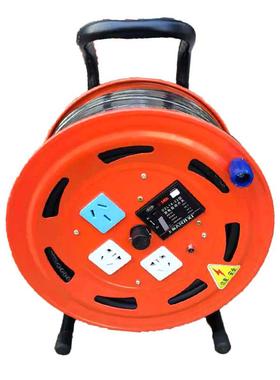 220V0手式/16A电缆盘3芯2米30米50米拖线盘绕提线线轴电源线缆盘