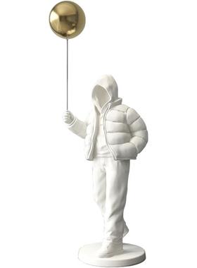 意气球人物客厅摆件电视柜zls-4561饰软办装家居品轻奢玄关公室工