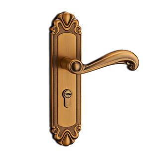 欧式室内静音门锁铝合金门简约通用型实门锁卧室木房门锁锁