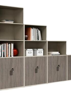 储物柜矮柜书资收料柜档XJH-051案柜质隔断柜地柜木边柜柜办公纳