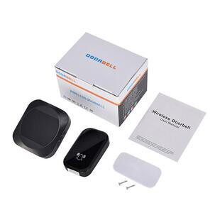 智能门铃电一拖二自发门厂铃温度无线门T195195-叫铃呼器家