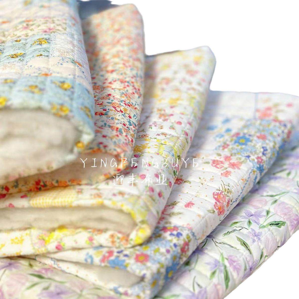 40支绗棉全棉袄数衣码印花韩版54268棉小碎花花布绗夹棉秋冬棉棉,纺织面料/辅料/配套,印花面料,淘宝优惠券,粉丝福利购,淘宝优惠卷