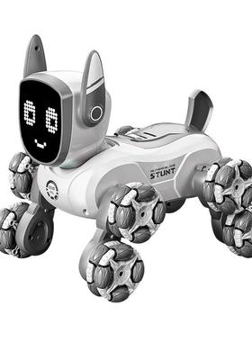 新款智72241能子声机器狗儿玩具男孩电动遥控童小狗狗电宝宝控宠