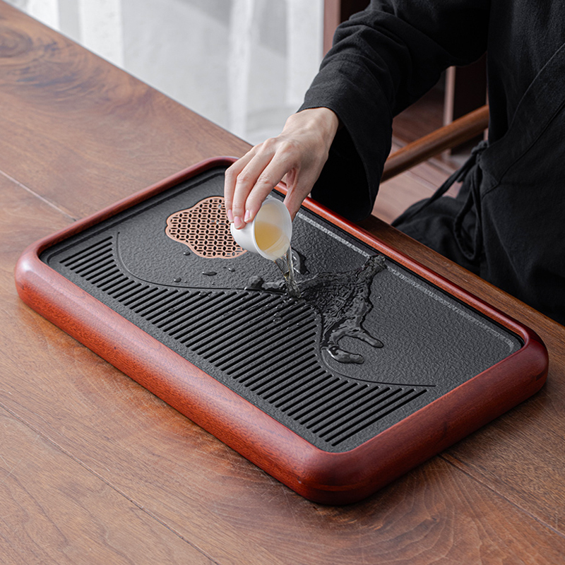 新中式德化茶盘密胺两用简约