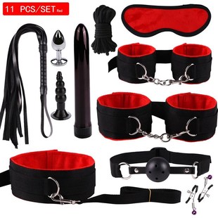 bdsm捆绑 sex plush leather binding fun toy adult nipple set