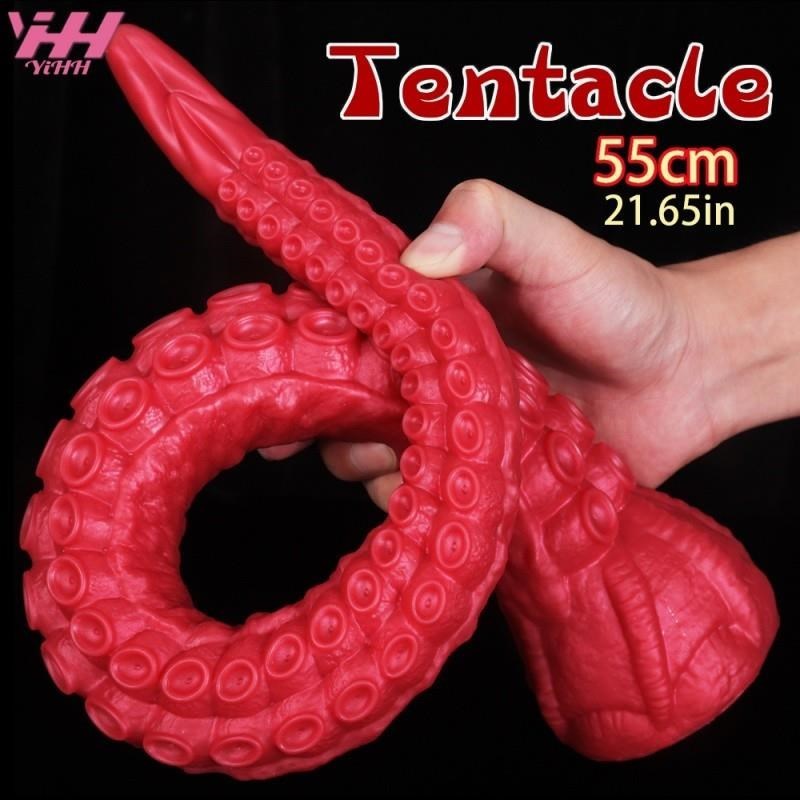 Octopus Tentacle Long Butt Plug Strong suction cup Huge Dild