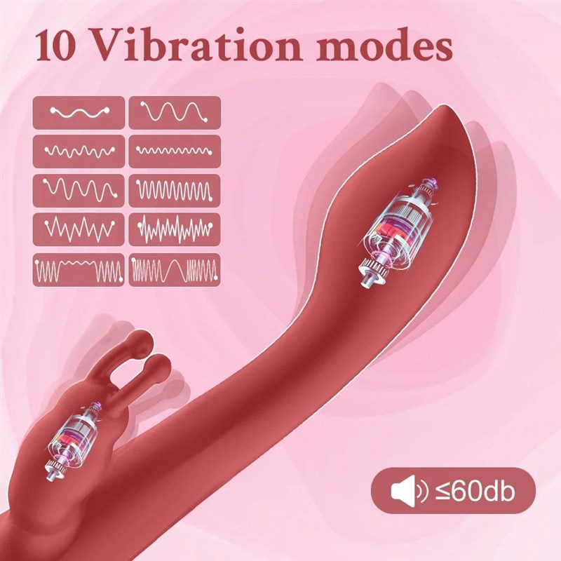 2 in1 Powerful Rabbit Vibrator for Women G Spot Clitoris