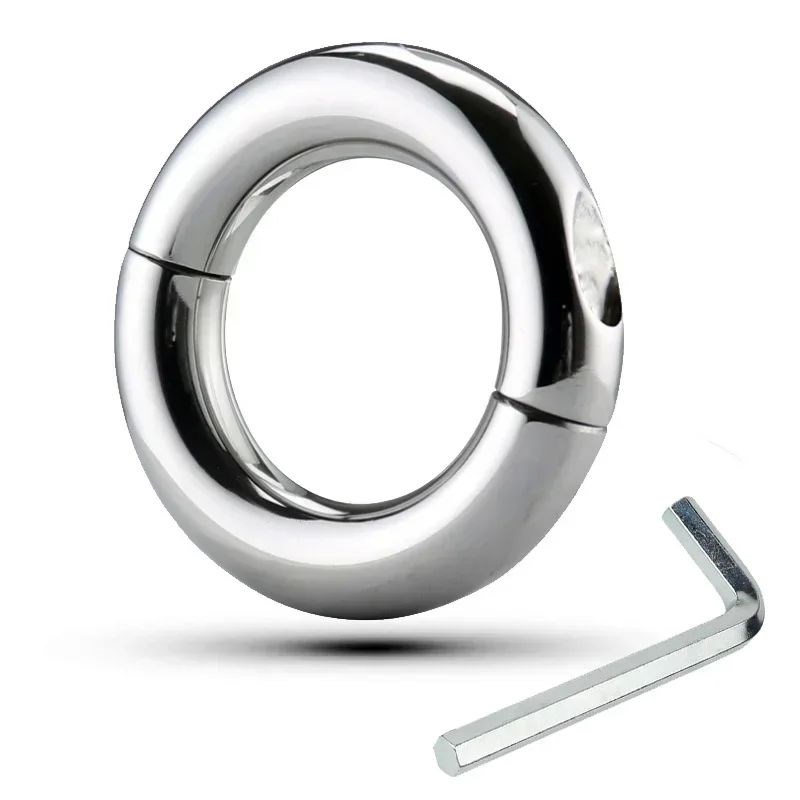 Penis Ring Ball Stcher Delay Lasting Metal Cock Ring Erotic