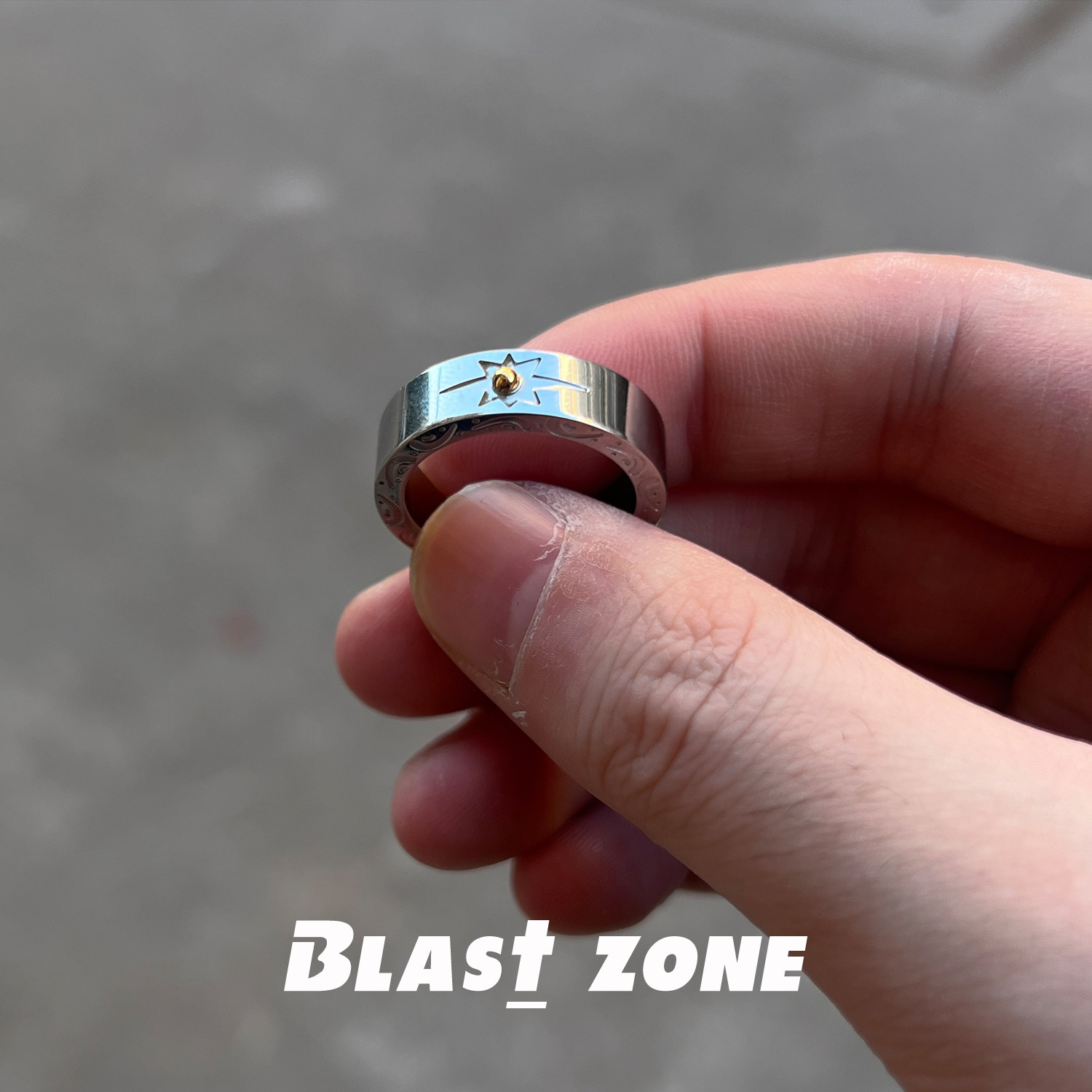 Blast Zone《星芒戒》钛钢戒指冷门男生小众高级感指环食指戒