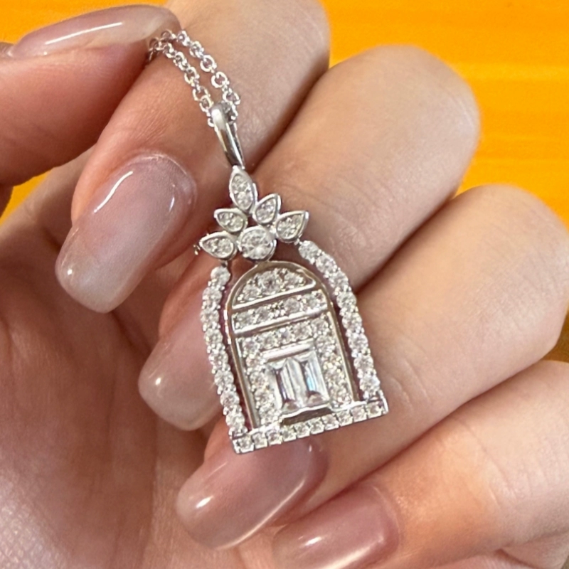 「OR原创设计」所见即所得!幸福之门项链|如和图片不一致包退!