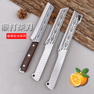 速发户手柴刀外工锻打锰钢砍树刀砍柴刀劈柴刀丛林开路刀家用户外