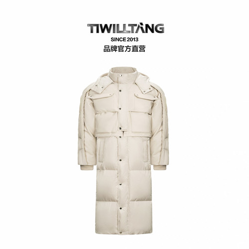 TIWILLTANG可拆卸长短结构棉服