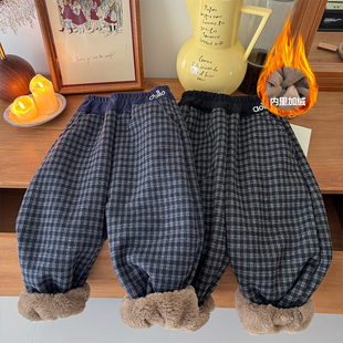 超厚仿兔毛绒一条过冬休闲裤 顾奈 KZ25662 大小妹专享
