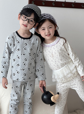 【婷二严选】【顾奈】儿童长绒棉家居服睡衣套装TZ25861