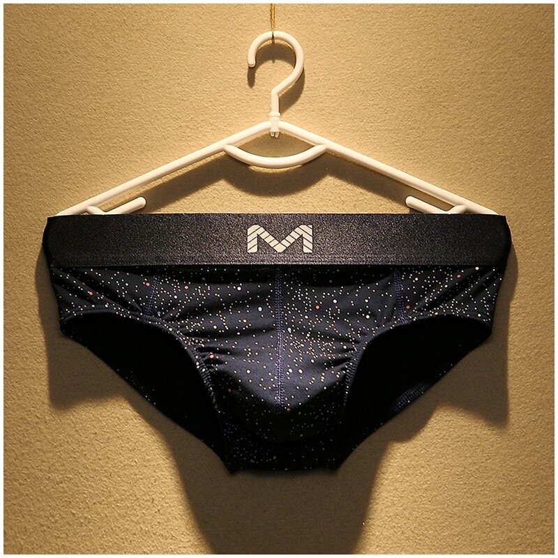 品牌夏季纯棉男士三角内裤2024薄低腰裤衩U凸囊袋男生性感短裤头
