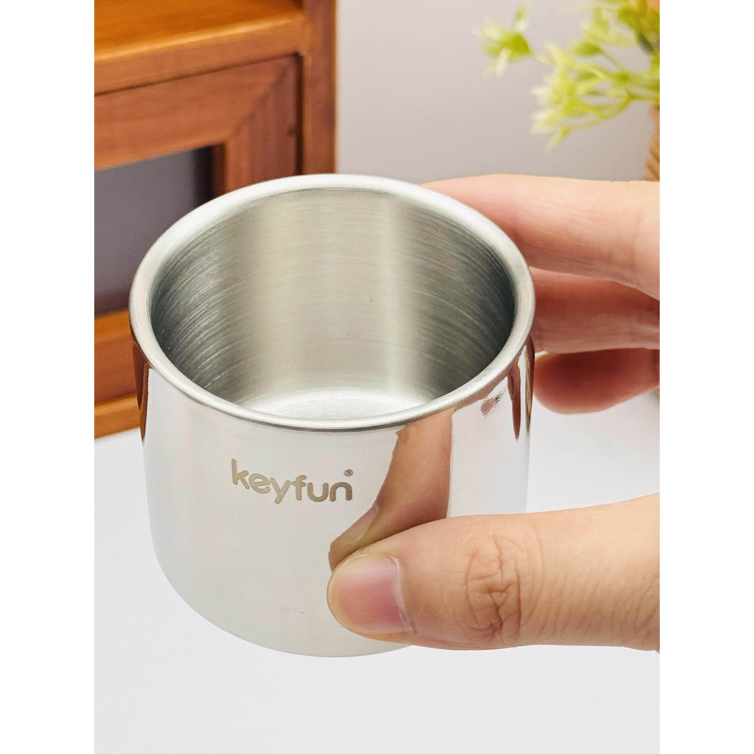 316不锈钢葡萄酒玻璃家用白酒0.1kg户外茶杯隔热防烫防摔儿童小水