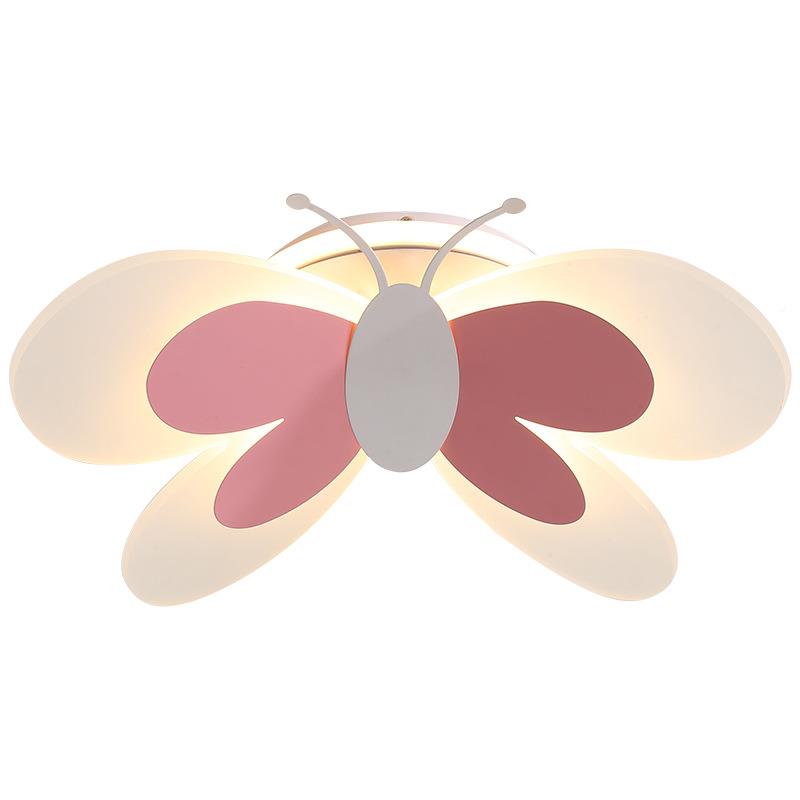 卧室卡通女灯孩温馨浪饰漫可爱le个d吸顶灯儿童房间C0029灯性创意