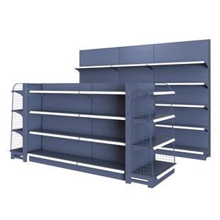 德丰中岛双面货架超市货架大型商超置物架便利店展示架