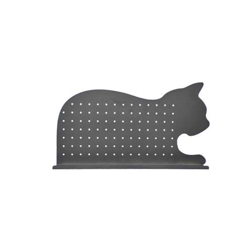 创意猫咪桌面洞洞板多用途金属夹固定办公桌装饰商业收银台收纳架