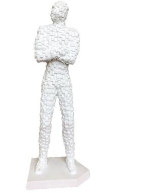 马赛克人树脂工艺品摆件创意客厅家居人物装饰个性抽象桌面摆件