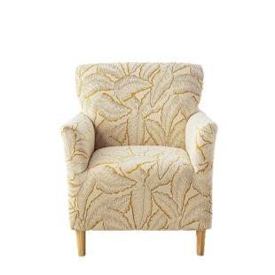 加厚雪尼尔弹力家用单人沙发套笠全包高背椅子套宴会椅子套罩