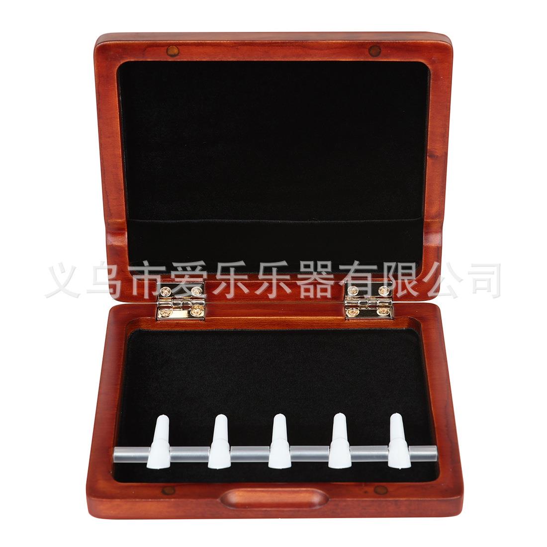 巴松哨片盒红木5支装大管哨片收纳盒防水防摔哨片保护盒子