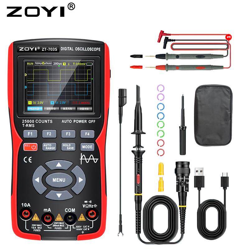示波万用表ZT-703S三合一高精度双通道50M示波器信号源,五金/工具,示波器,淘宝优惠券,粉丝福利购,淘宝优惠卷