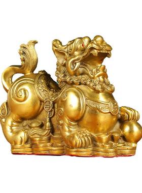 铜貔貅摆件金钱貔貅如意貔貅家居装饰公室摆放工艺品客厅办