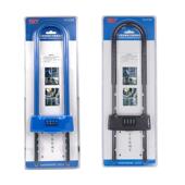 锁 加长4位U型密码 玻璃门锁店铺家用防盗双开机械密码 U型锁免安装