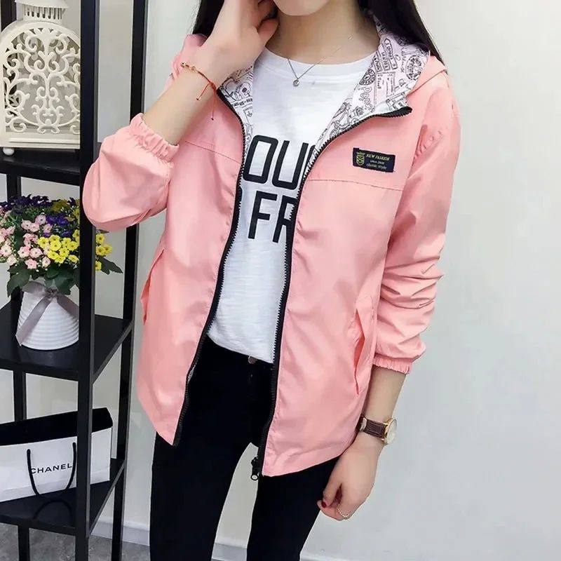 Long sleeved Korean loose thin jacket 长袖韩版宽松薄款外套女