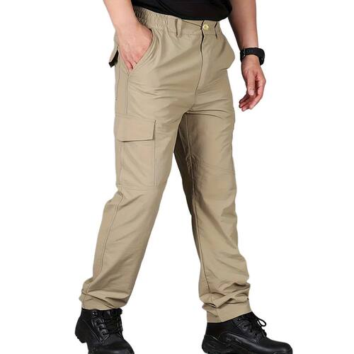 Large size quick drying workwear pants men大码速干工装长裤男